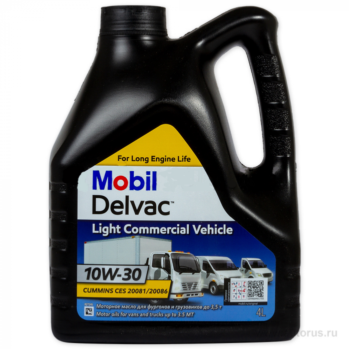 Mobil Delvac Light Commercial Vehicle 10w - 30